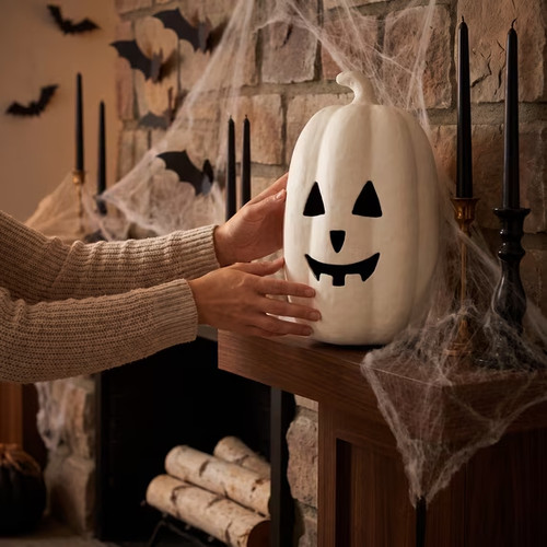 White paper mache - paper, jack