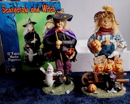 Vintage halloween scarecrow - vintage,