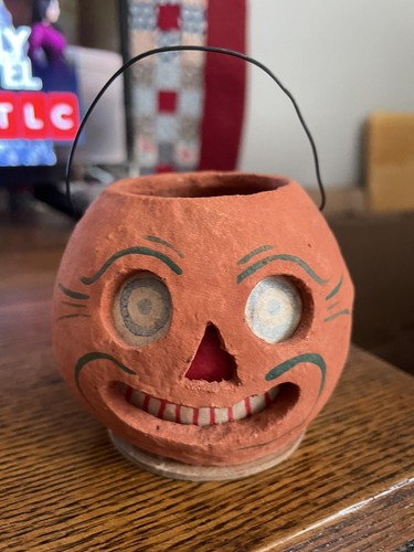 Vintage hard paper mache - hard,